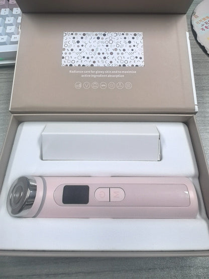 Microcurrent Facial Beauty Device with LED Light Therapy