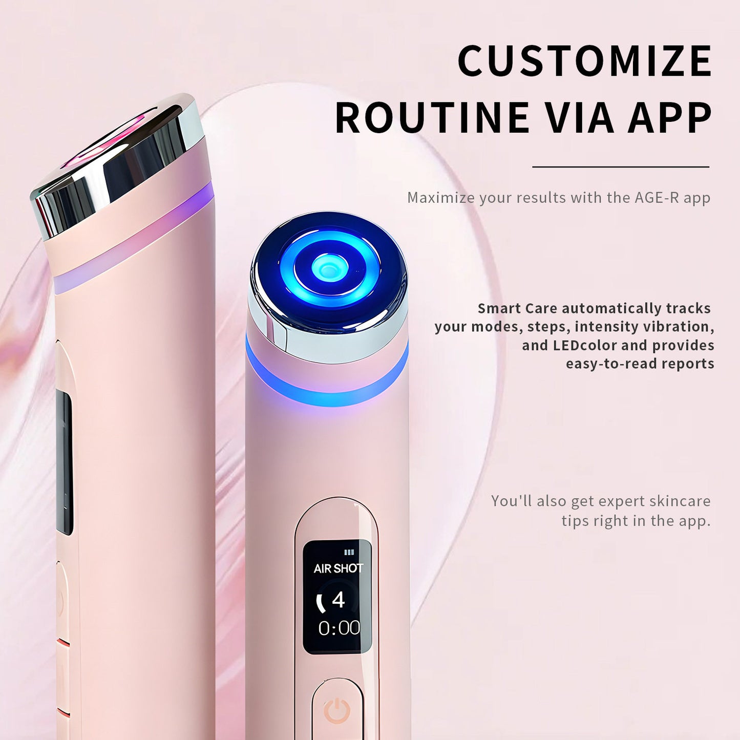 Microcurrent Facial Beauty Device with LED Light Therapy